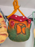 Toadstool Cottage Felted Crossbody Bag